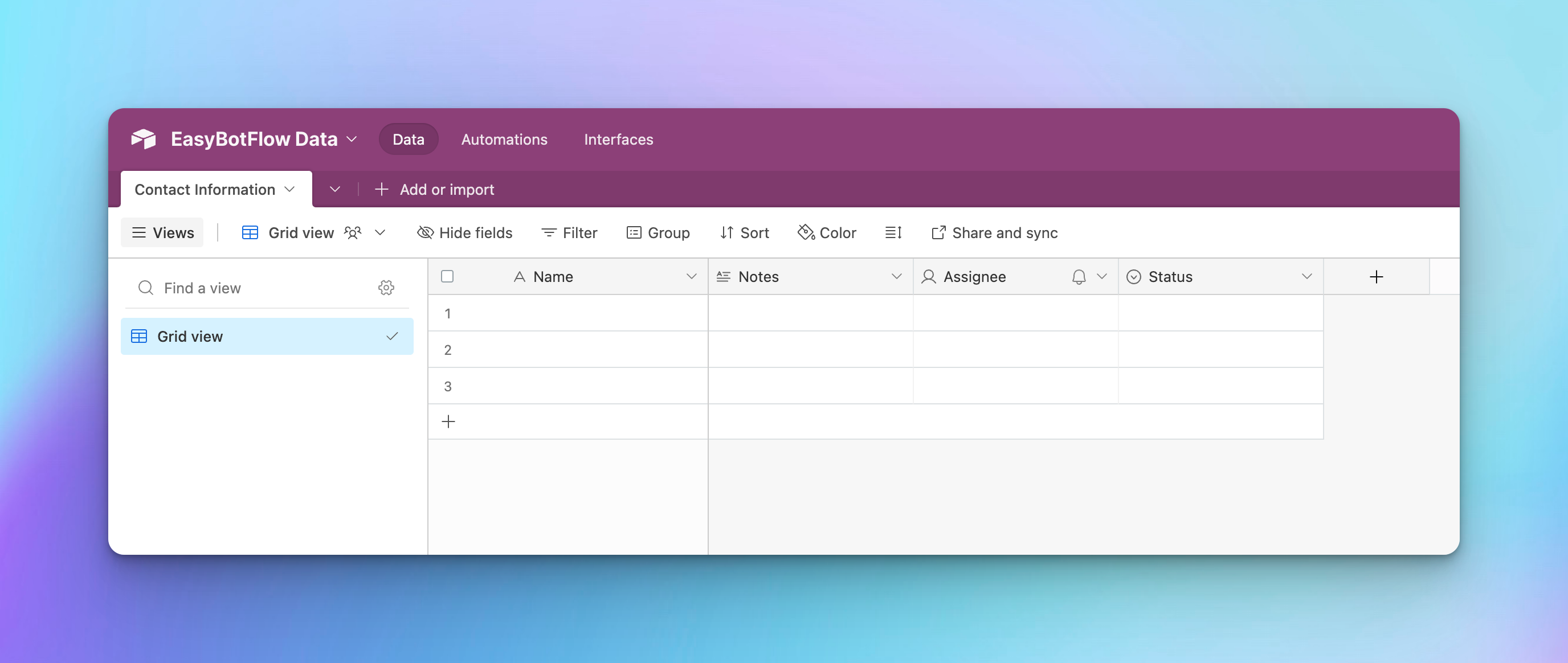 Airtable Setup